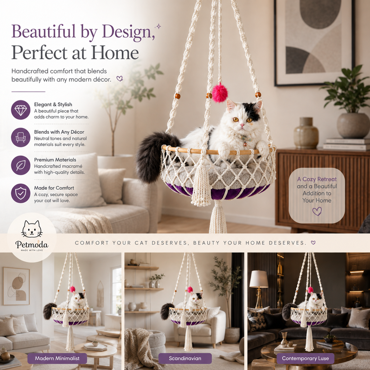 Petmoda Macramé Nest
