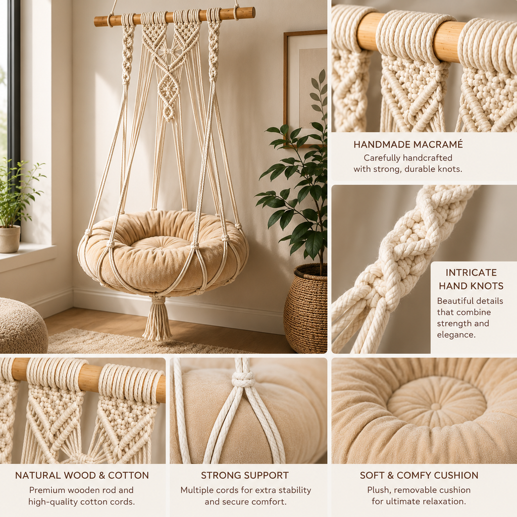Petmoda Macramé Swing