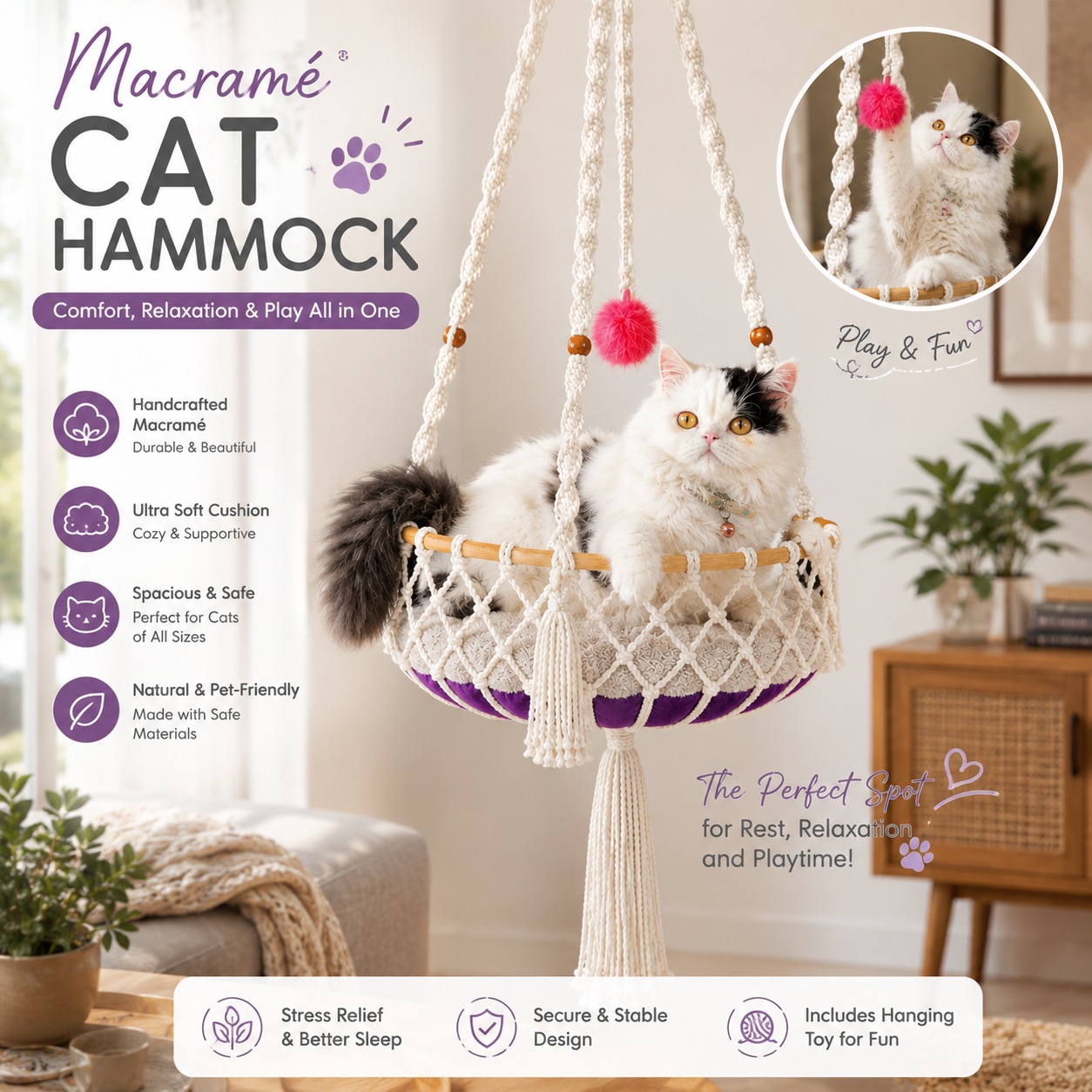 Petmoda Macramé Nest