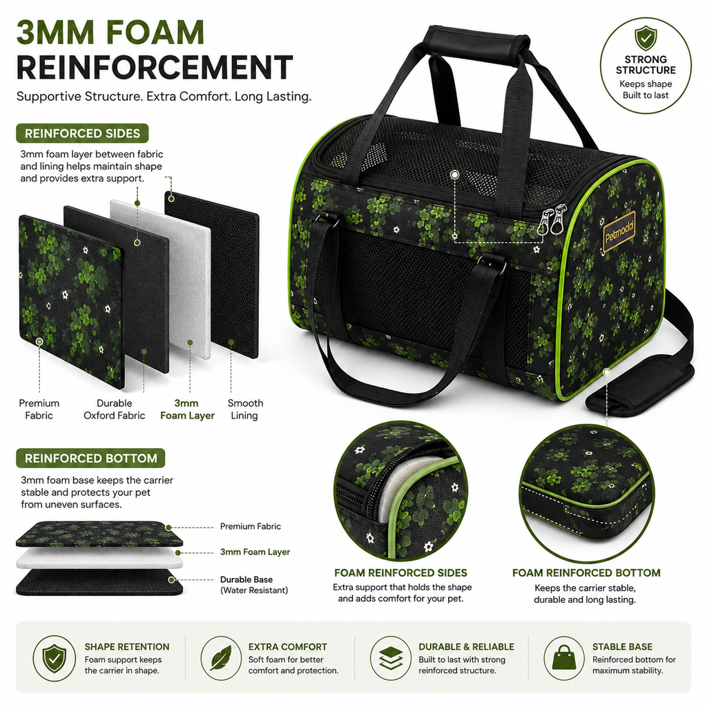 Petmoda Camo Soft Pet Carrier Bag – Cats & Small Dogs