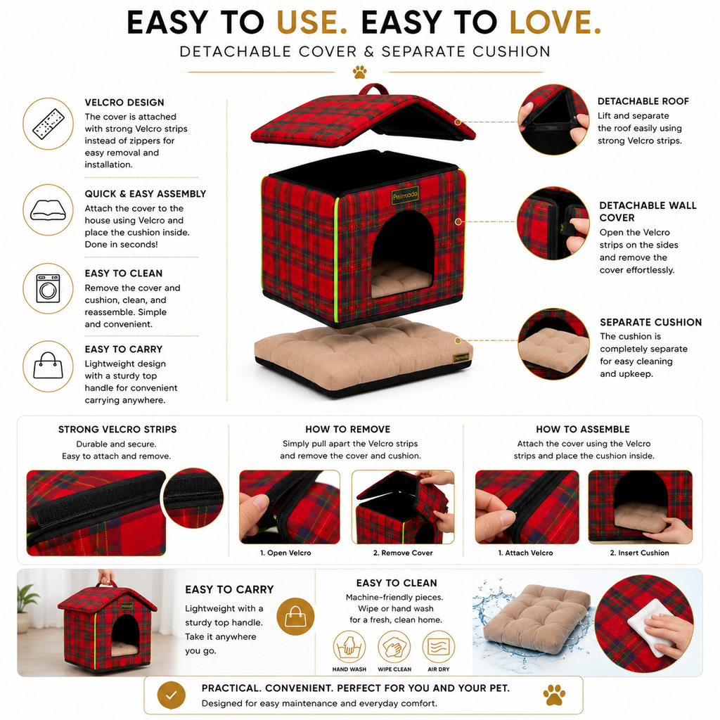 Petmoda Dream House – Cozy Pet Hideaway