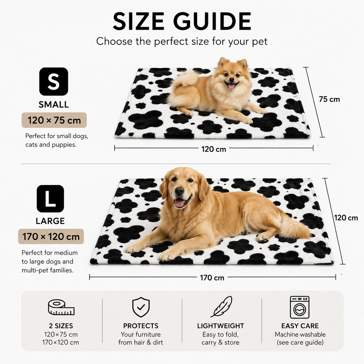 Petmoda Blanket – Ultra Soft Plush Blanket for Dogs & Cats