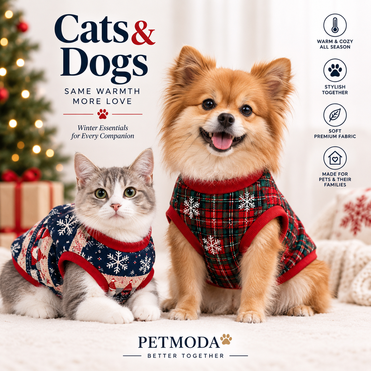 Petmoda Winter T-Shirt – Christmas Collection