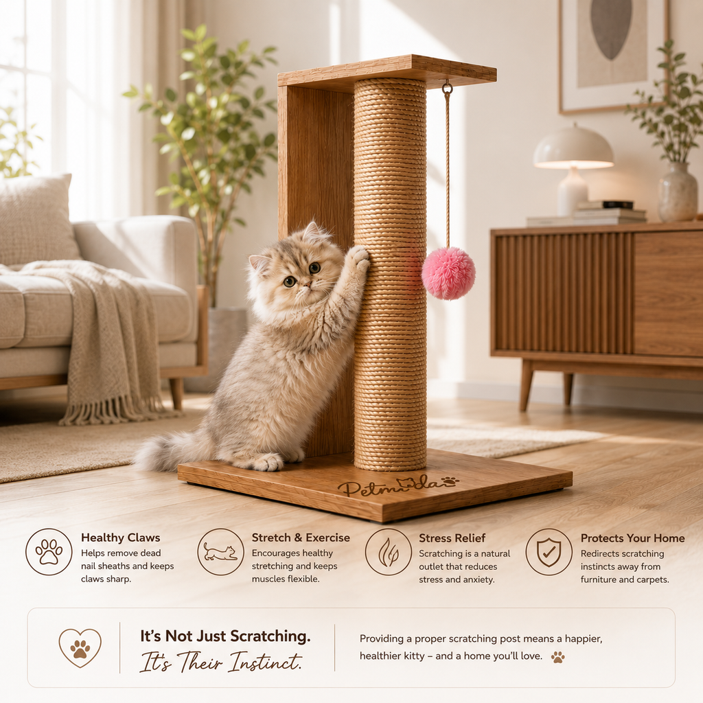 Petmoda Living Pillar – Sisal Cat Scratcher