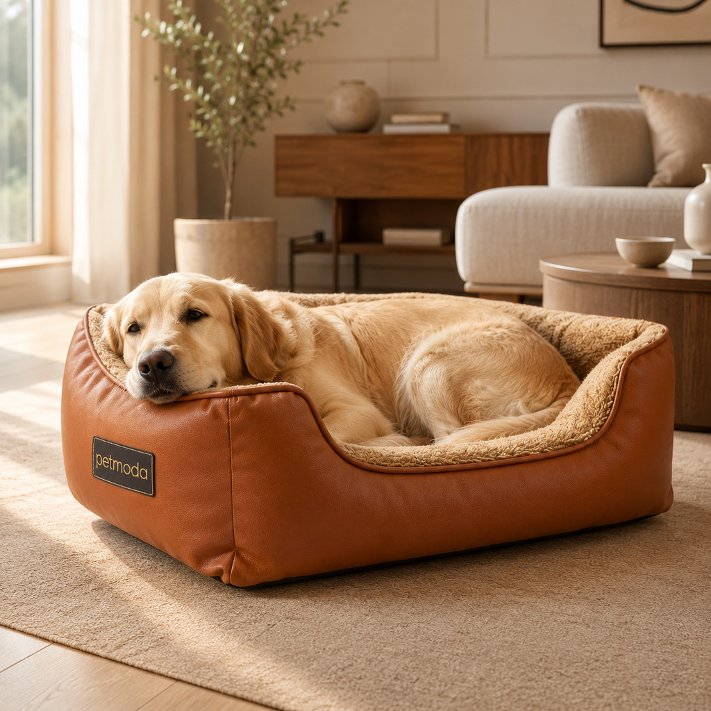 Petmoda Classic Leather Bed