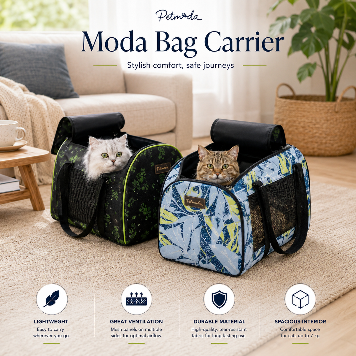 Petmoda Box Pet Carrier – Cats & Small Dogs