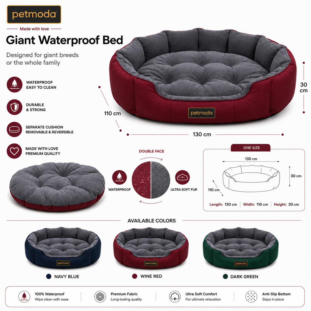Petmoda Giant Waterproof Bed