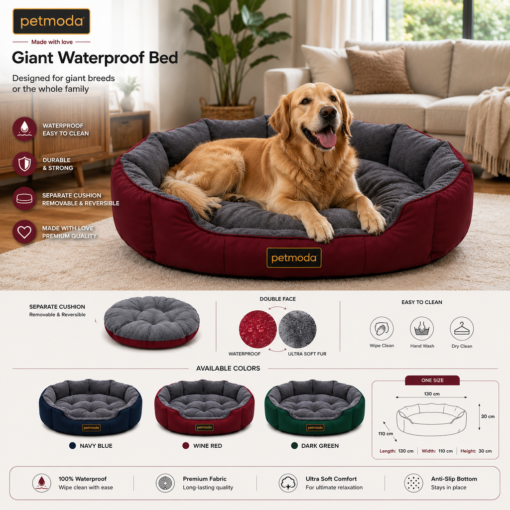 Petmoda Giant Waterproof Bed