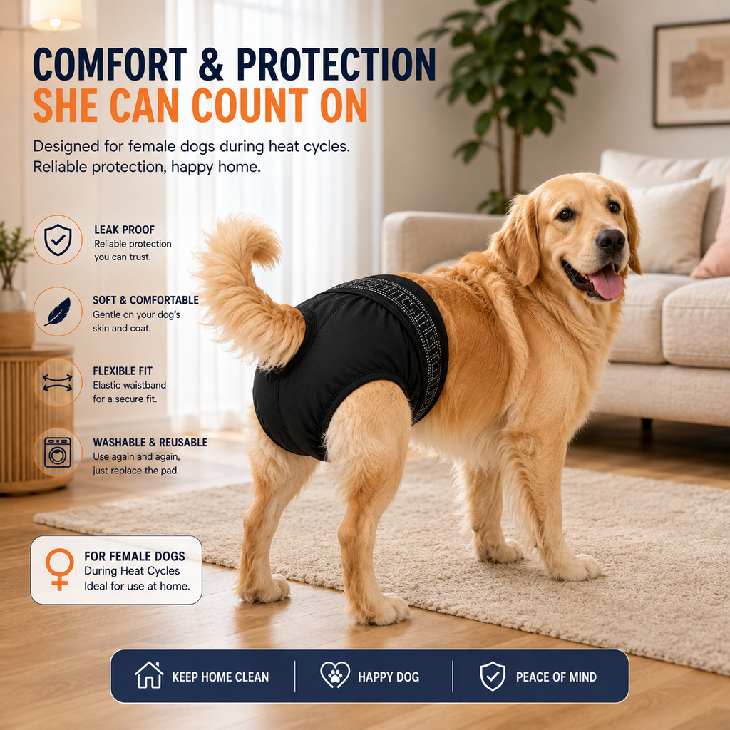 Petmoda Reusable Female Dog Diaper