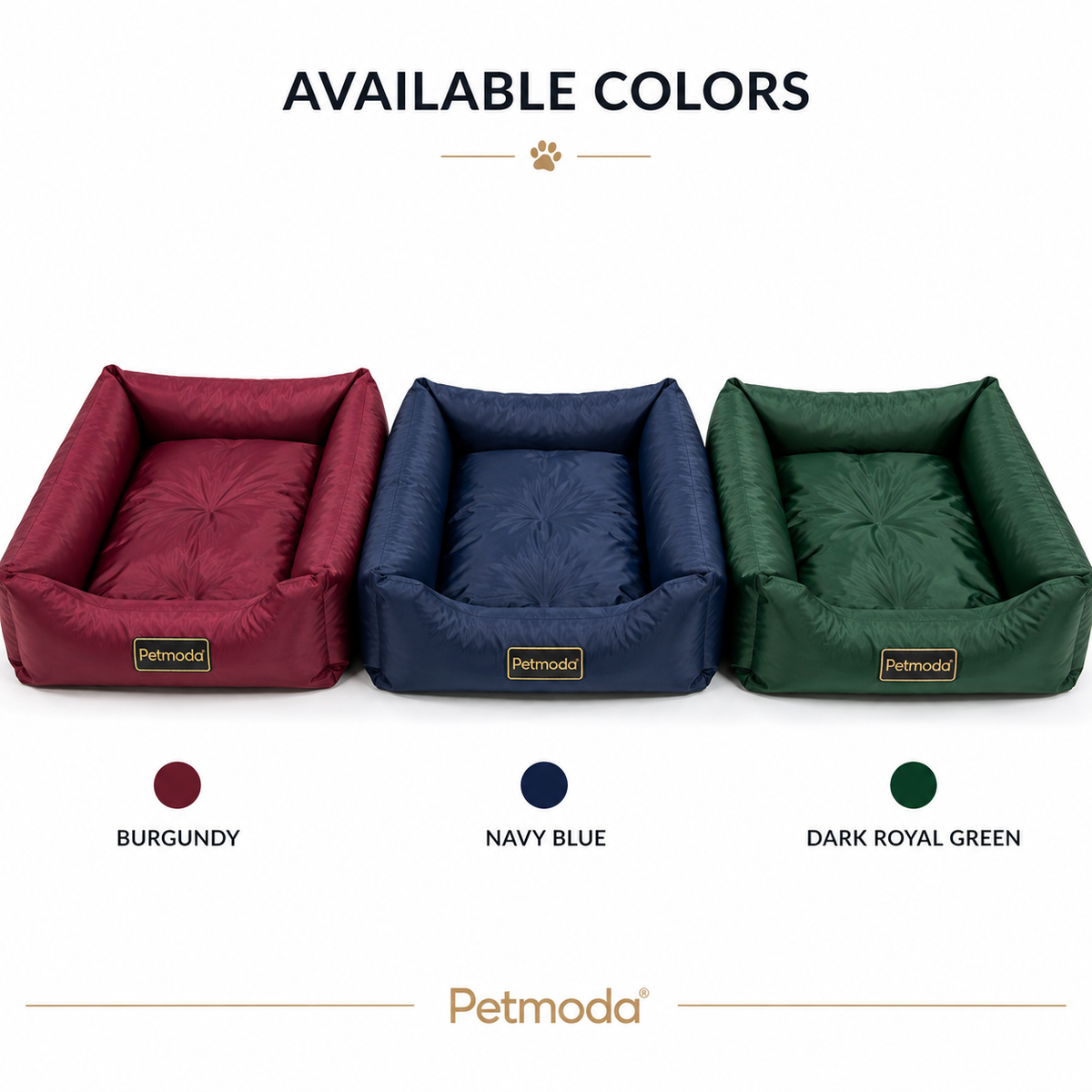 Petmoda Colored Waterproof Bed