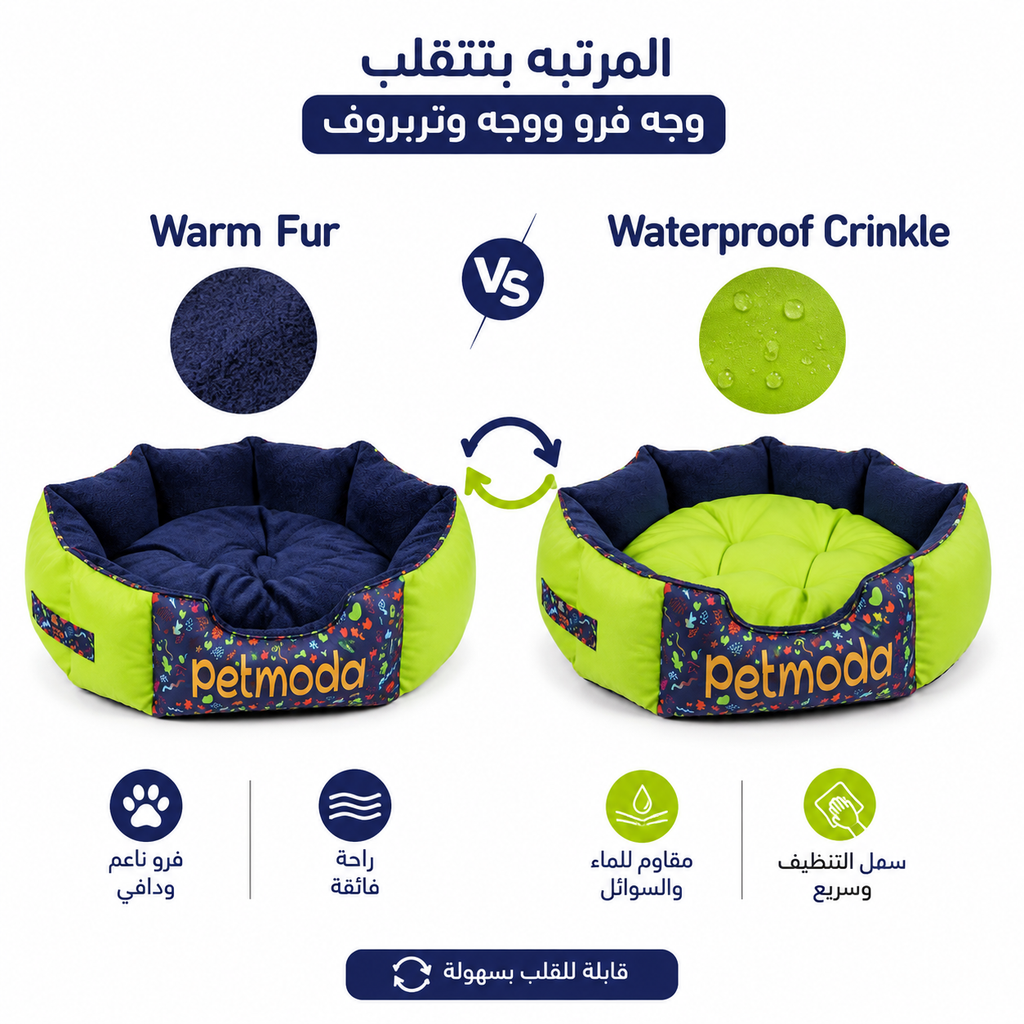 Petmoda Joy Bed – Double-Face Waterproof Pet Bed