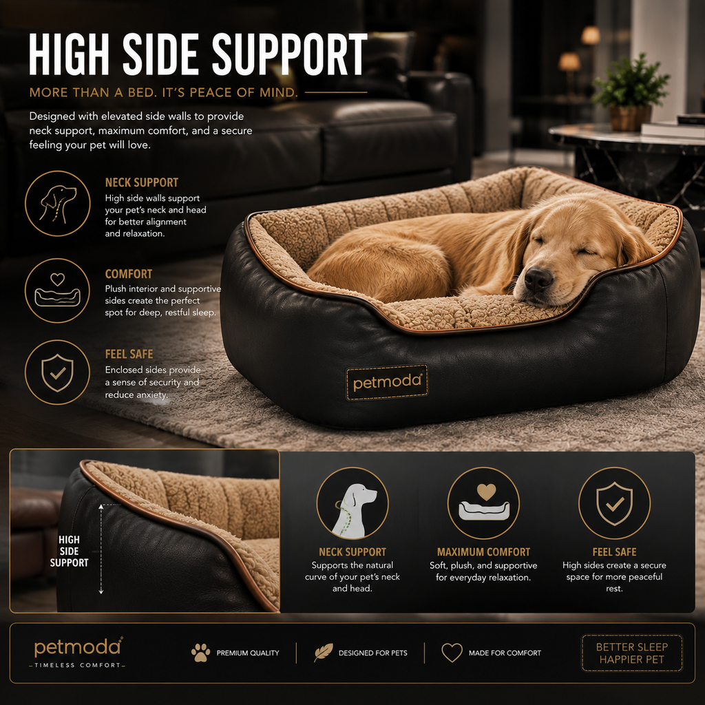 Petmoda Classic Leather Bed