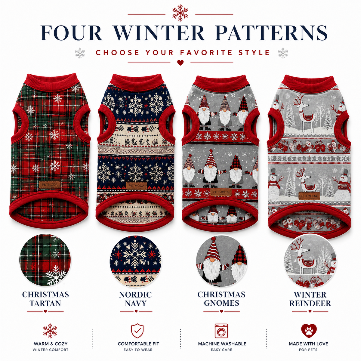 Petmoda Winter T-Shirt – Christmas Collection
