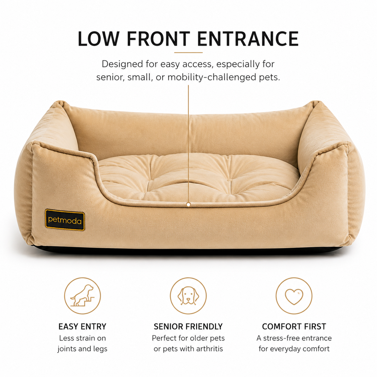Petmoda Velvet Bed