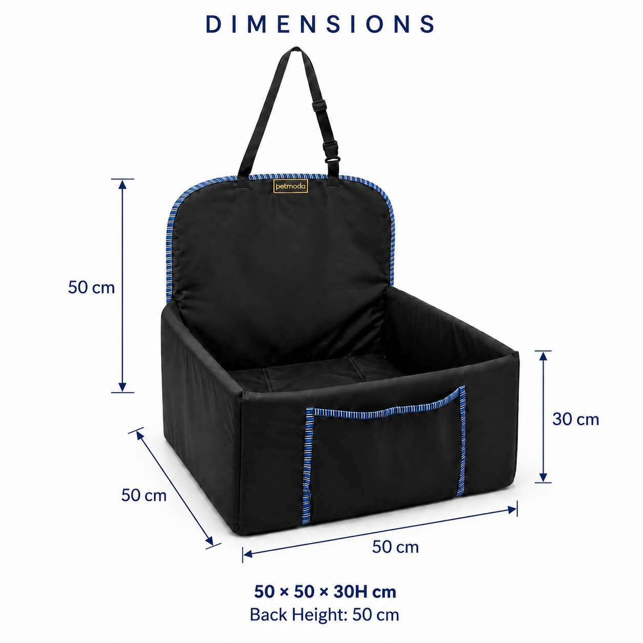 Moda Front Seat Pet Box