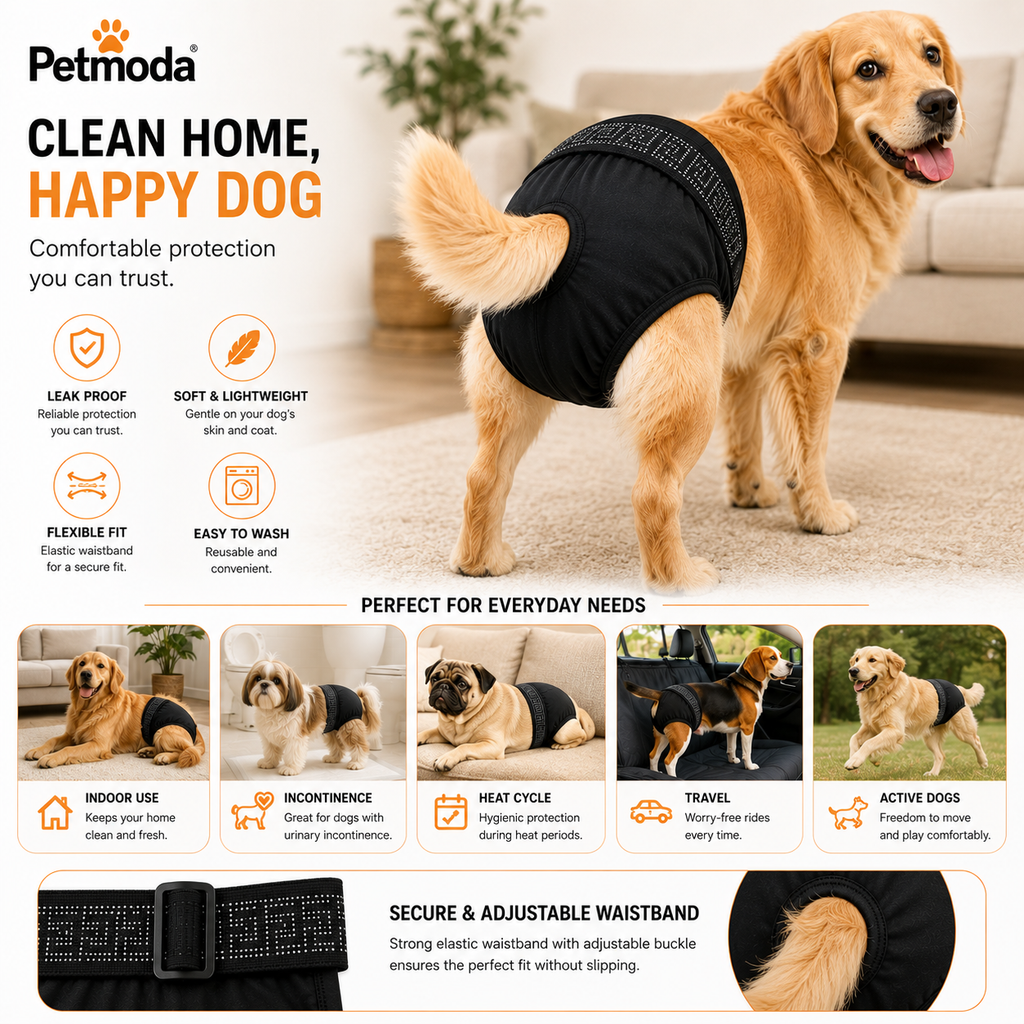 Petmoda Reusable Female Dog Diaper