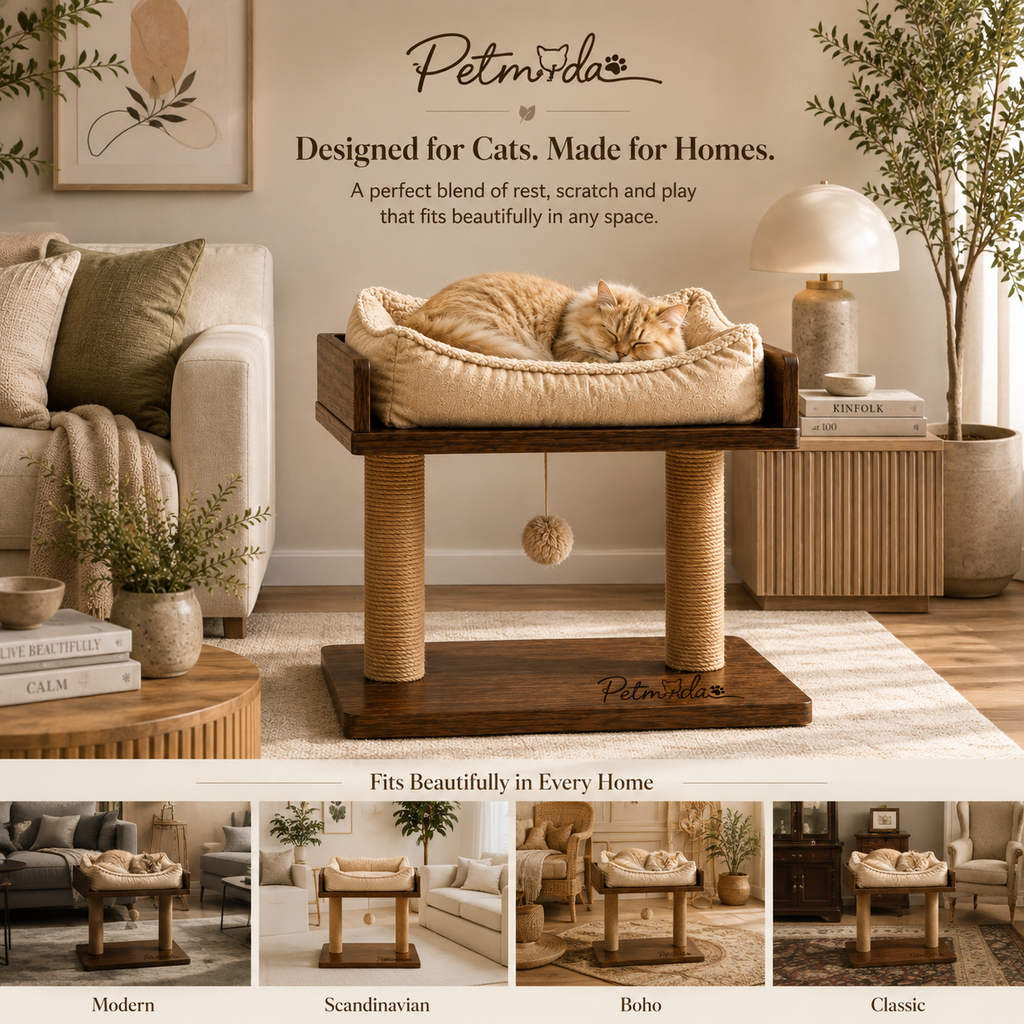 Petmoda Living Roof – Cat Bed & Scratcher