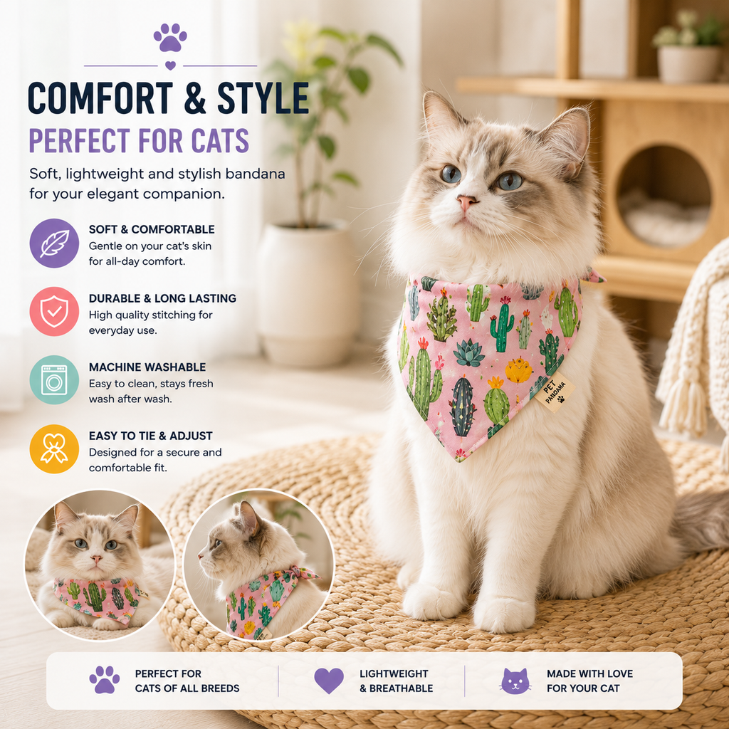 Petmoda Printed Pet Bandana – Dogs & Cats