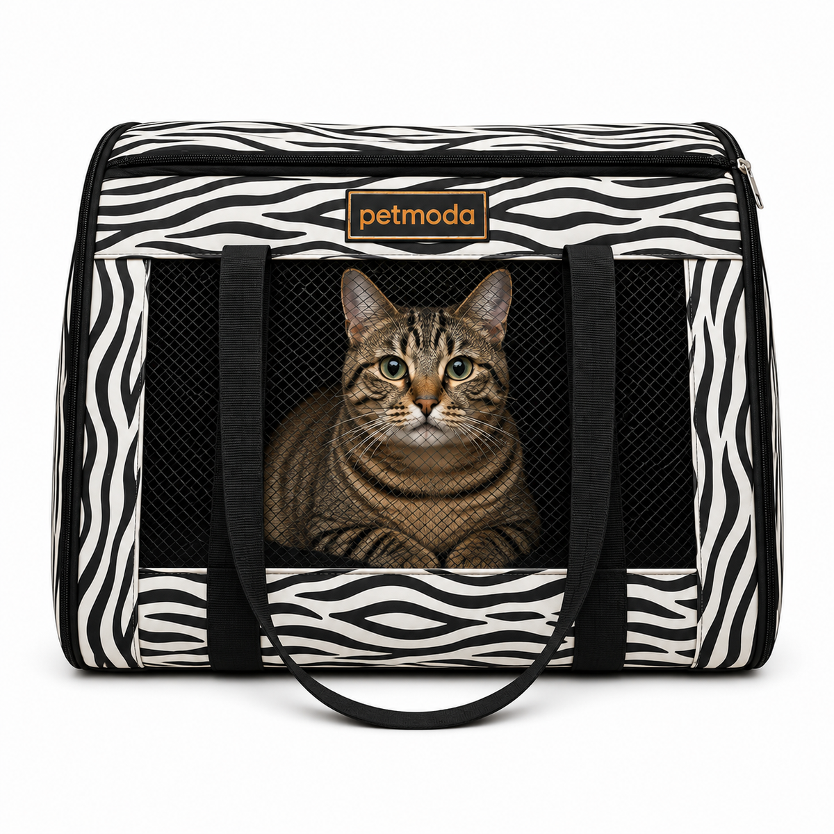 Petmoda Zebra Pet Carrier – Cats & Small Dogs