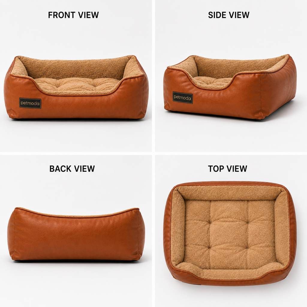 Petmoda Classic Leather Bed