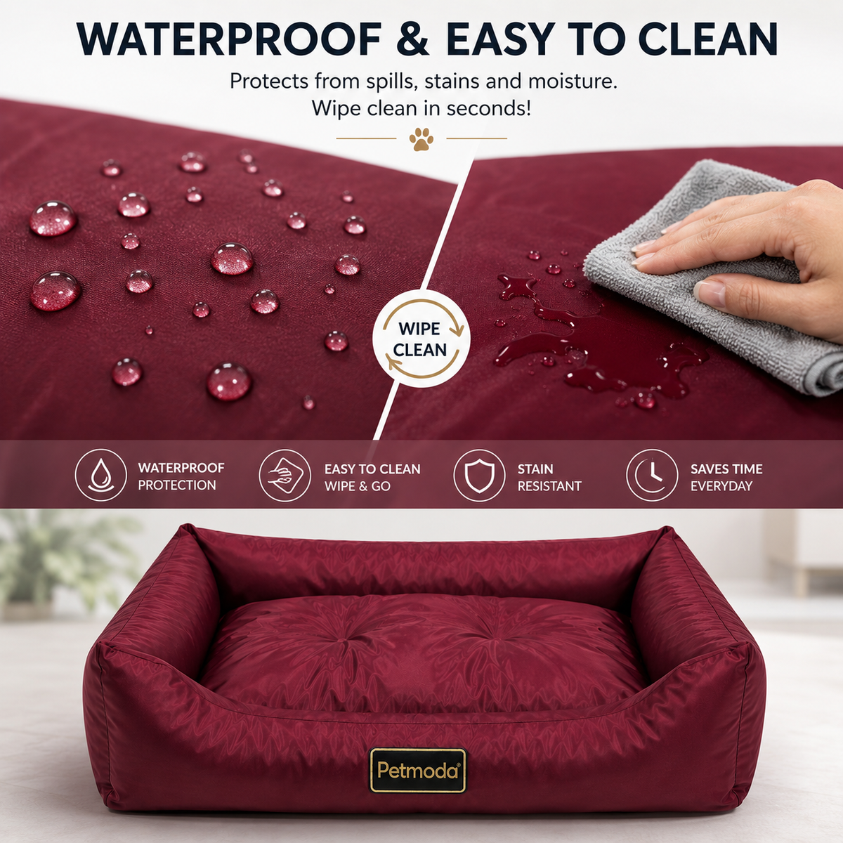 Petmoda Colored Waterproof Bed