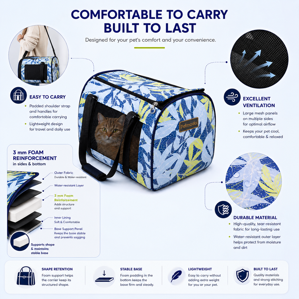 Petmoda Box Pet Carrier – Cats & Small Dogs