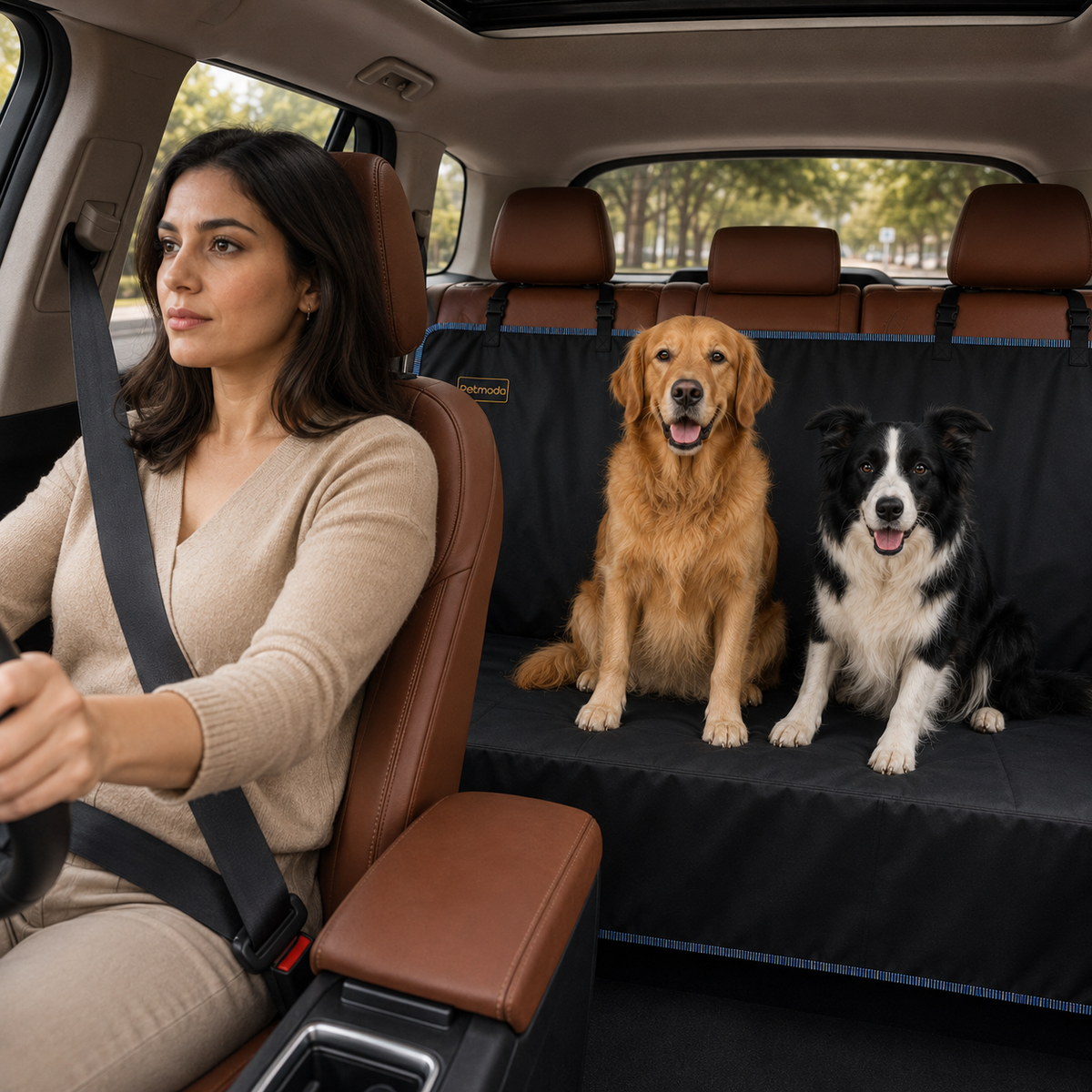 Moda Car Rear Seat Cover