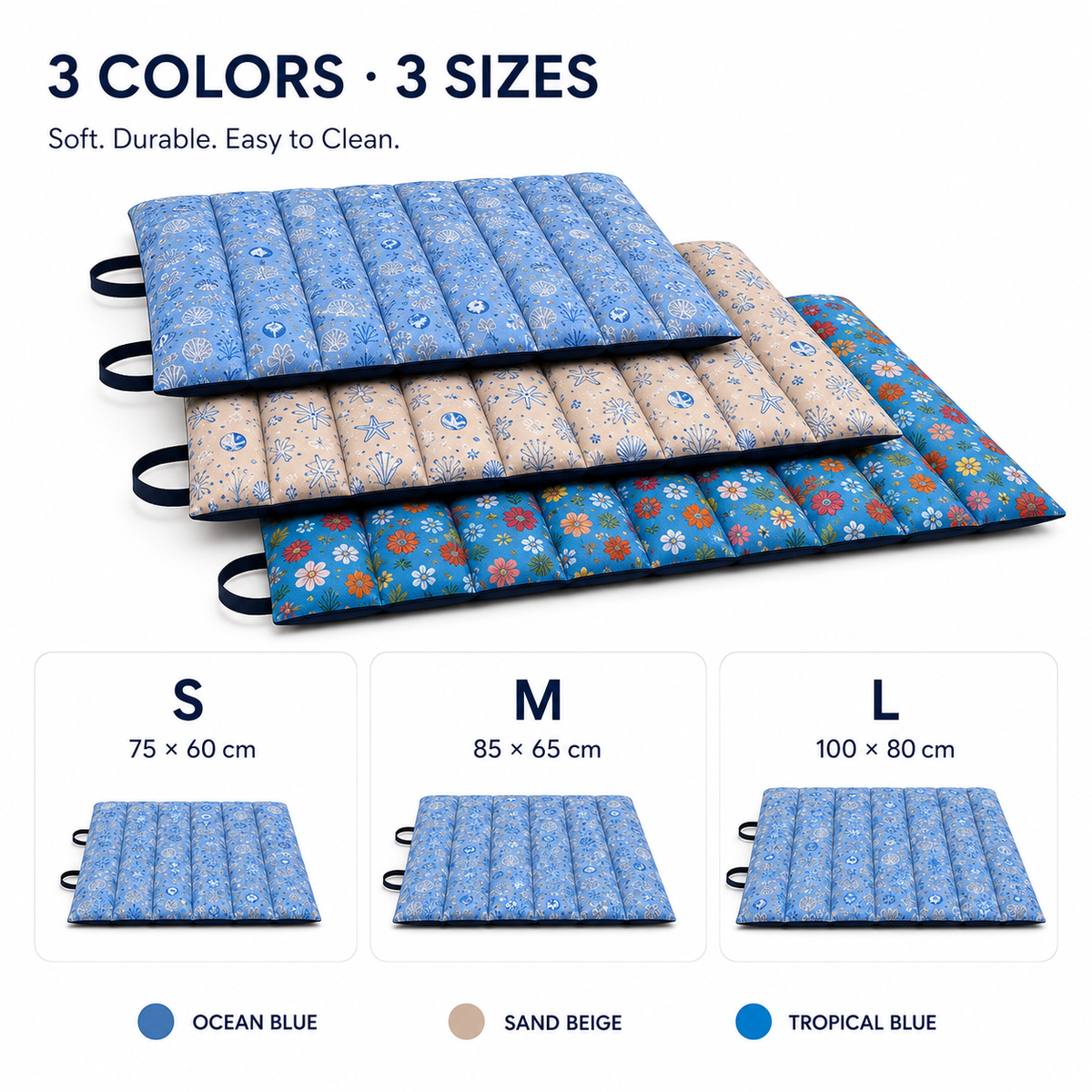 Petmoda Foldable Waterproof Pet Mat – Double-Sided & Portable
