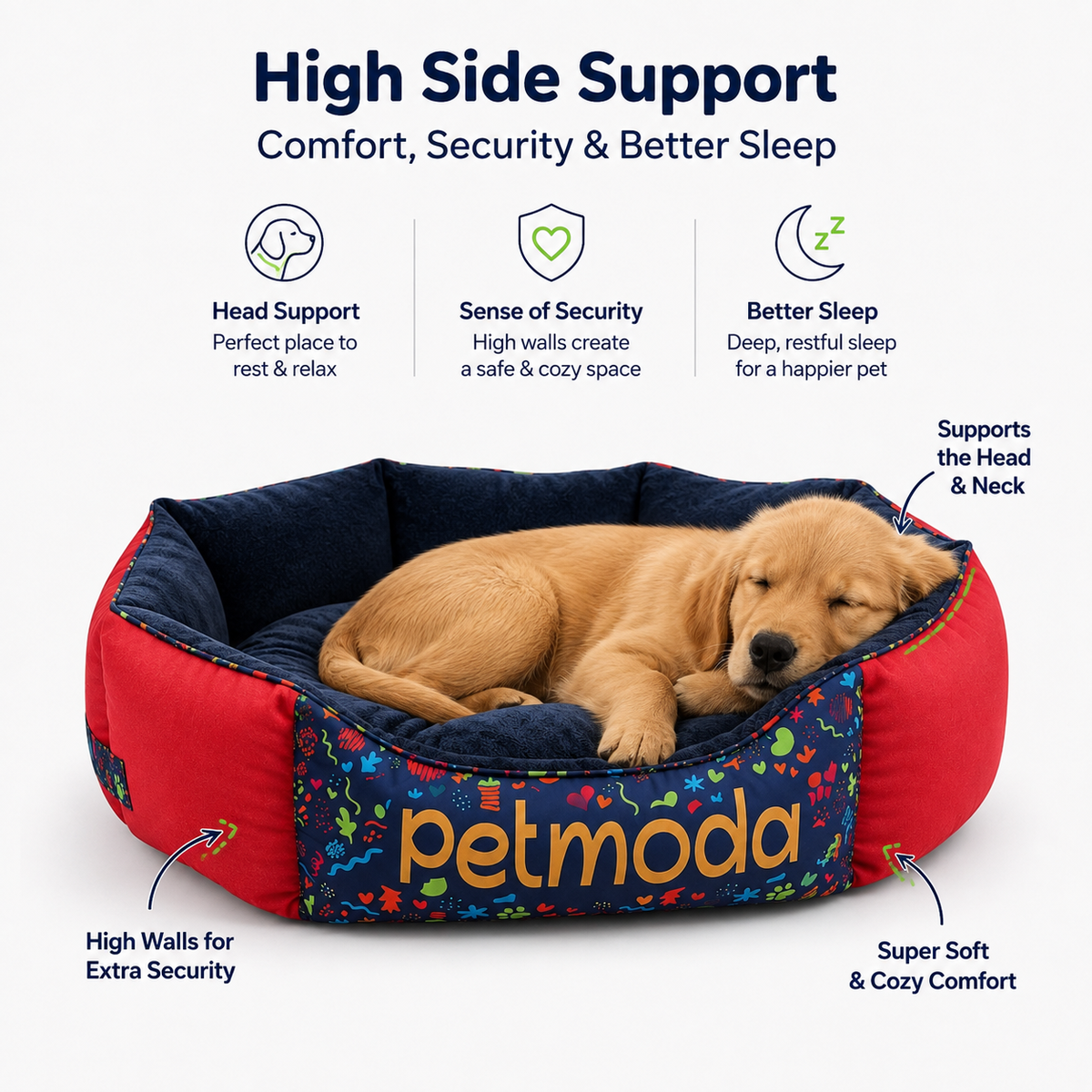 Petmoda Joy Bed – Double-Face Waterproof Pet Bed