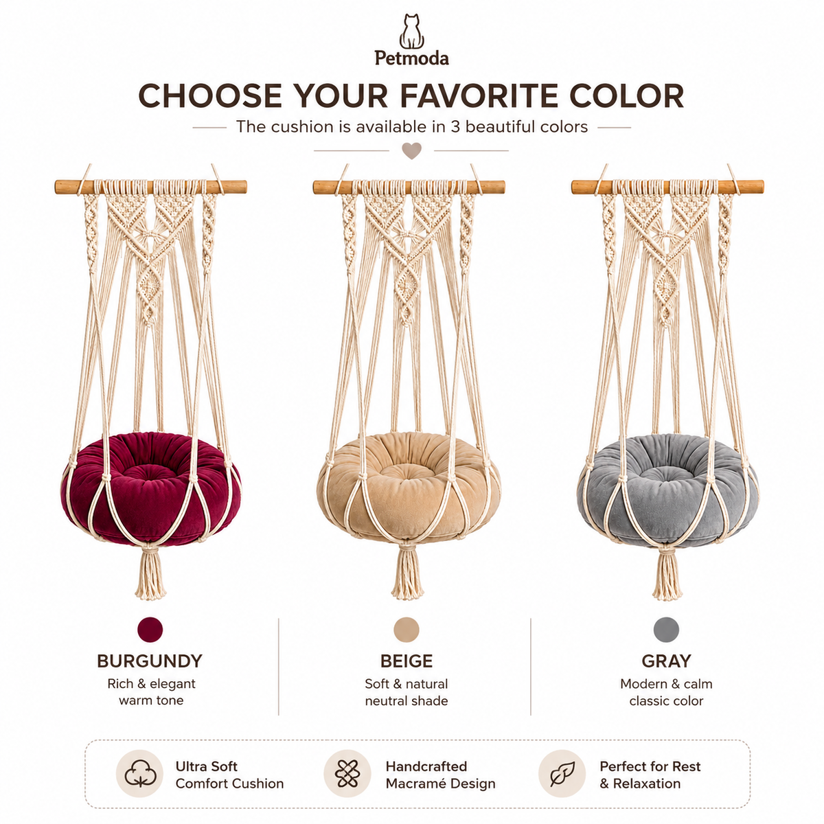 Petmoda Macramé Swing