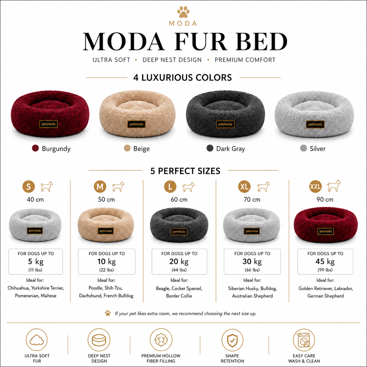 Petmoda Donut Bed