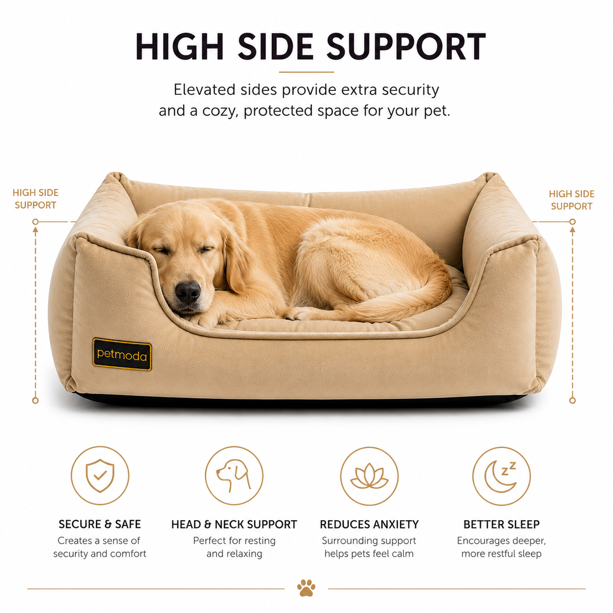Petmoda Velvet Bed