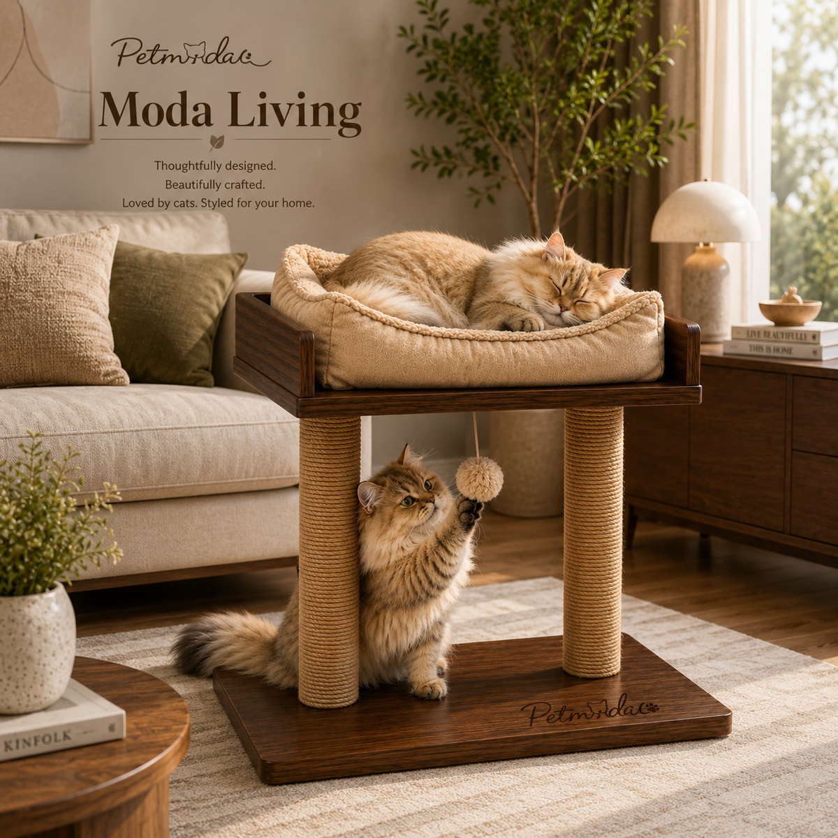 Petmoda Living Roof – Cat Bed & Scratcher