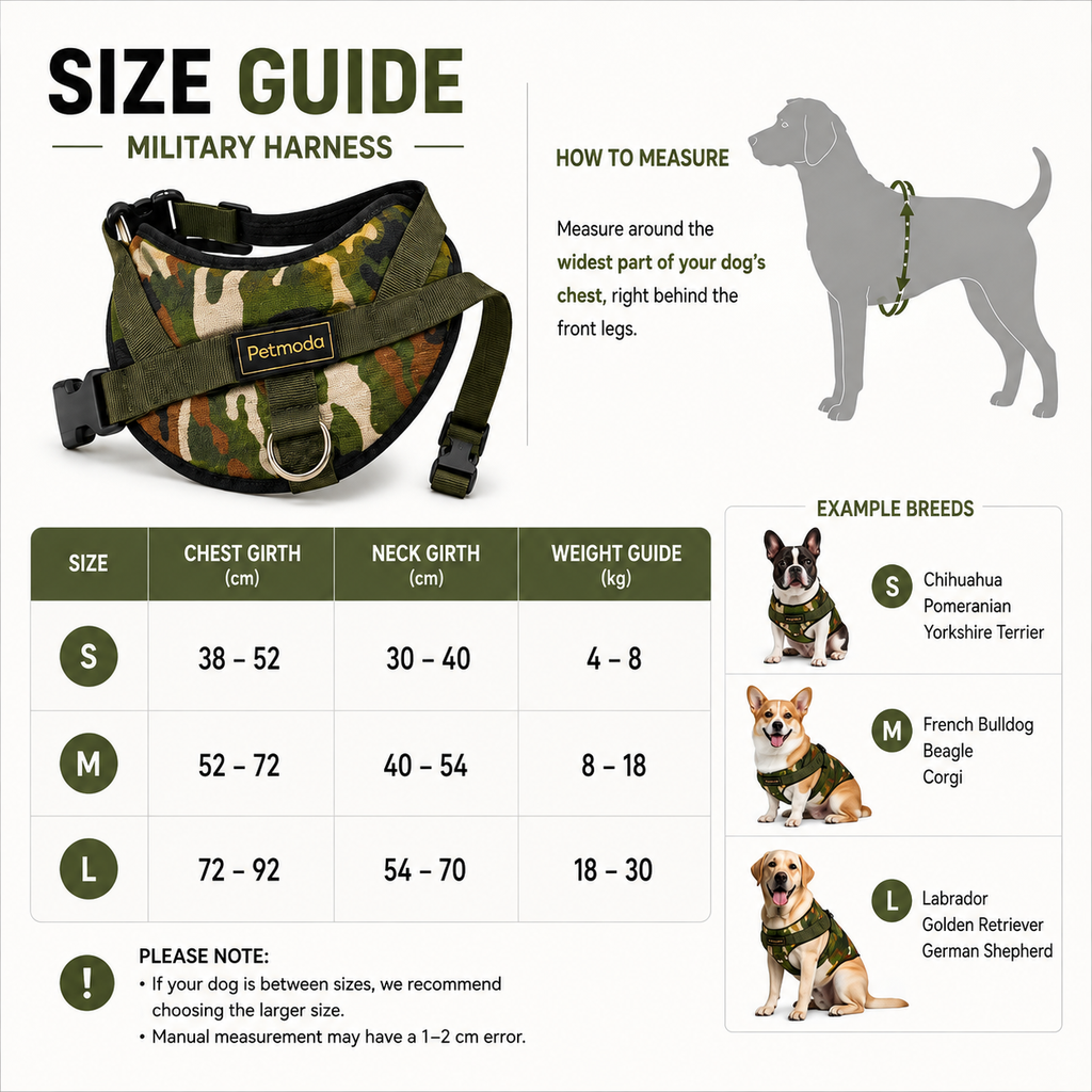 Petmoda Military Camo Harness – Classic