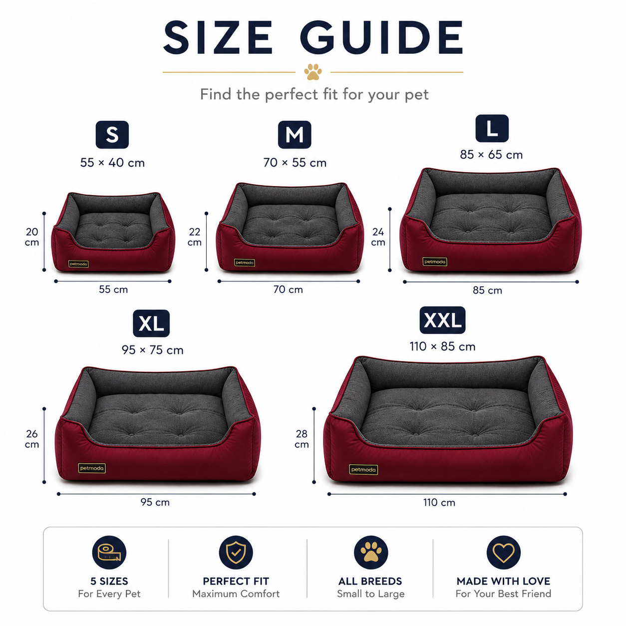 Petmoda Waterproof Bed
