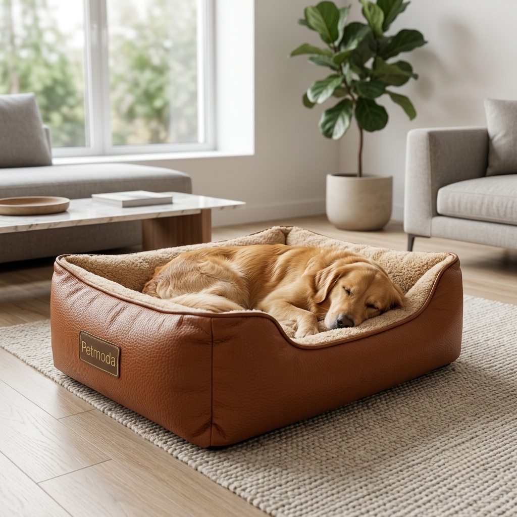 Petmoda Classic Leather Bed
